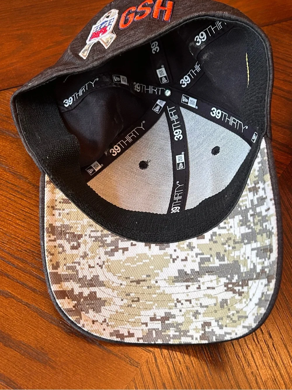 Chicago Bears New Era Heather Black 2020 Salute to Service 39THIRTY Size L/XL
